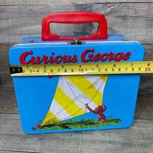 Universal Studio Kitchen Vintage Curious George Tin Lunch Box universal-studio-kitchen-vintage-curious-george-tin-lunch-box